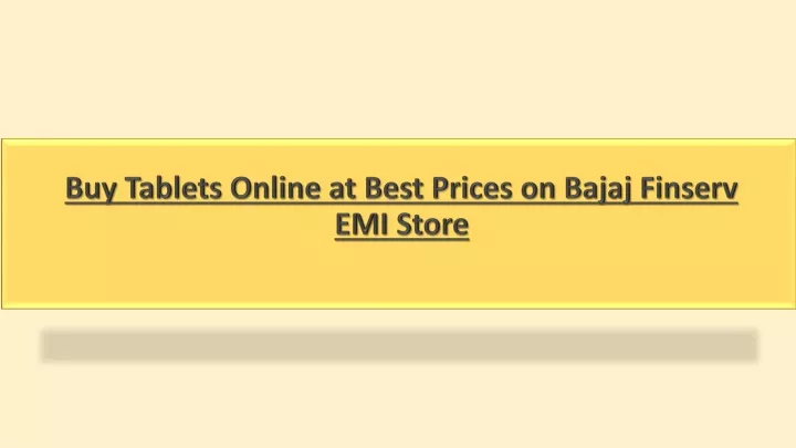 buy tablets online at best prices on bajaj finserv emi store