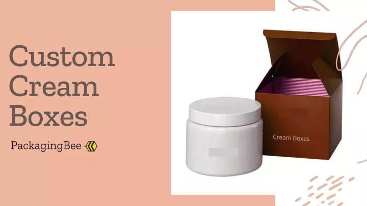 custom cream boxes packagingbee