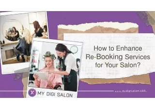 How to Enhance Re-Booking Services for Your Salon?