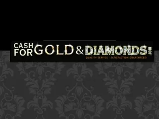 Sell Gold And Diamonds To Restore Crisis