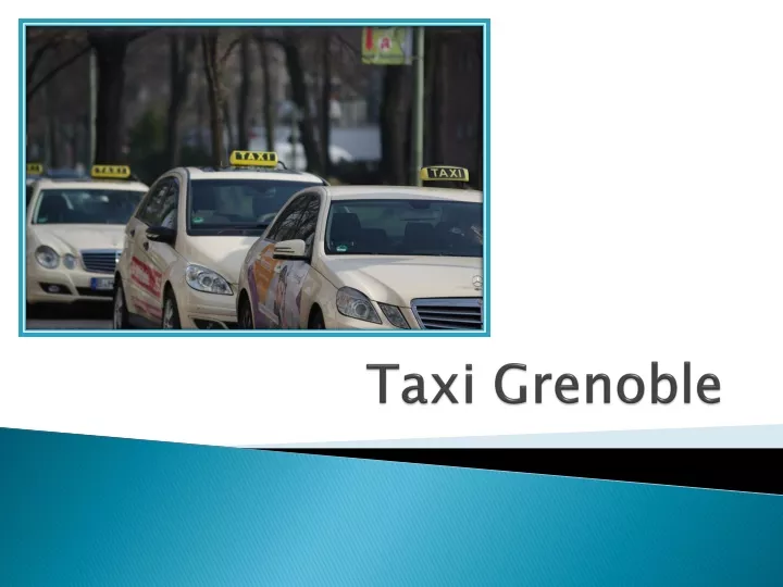 taxi grenoble