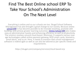 find the best online school erp to take your school s administration on the next level