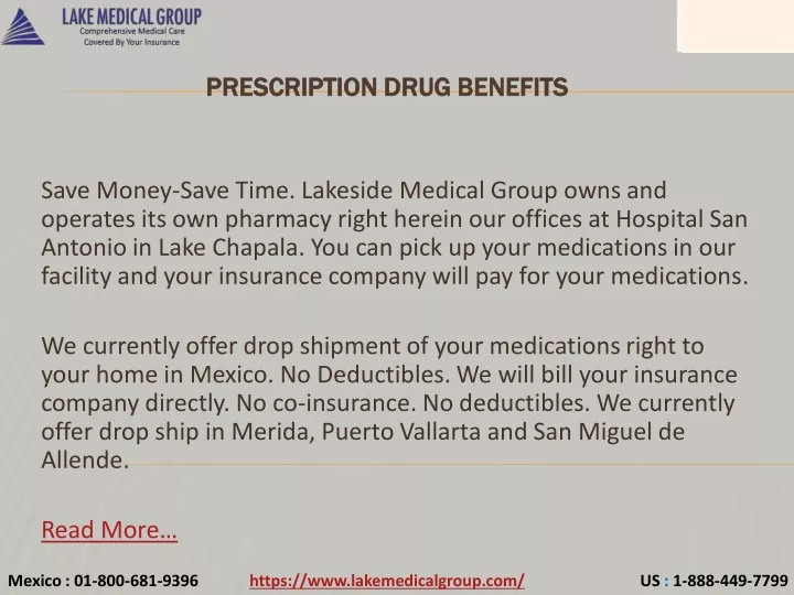 prescription drug benefits prescription drug