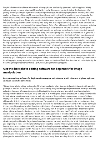 Download: Create photo montages and best photo editing software for beginners