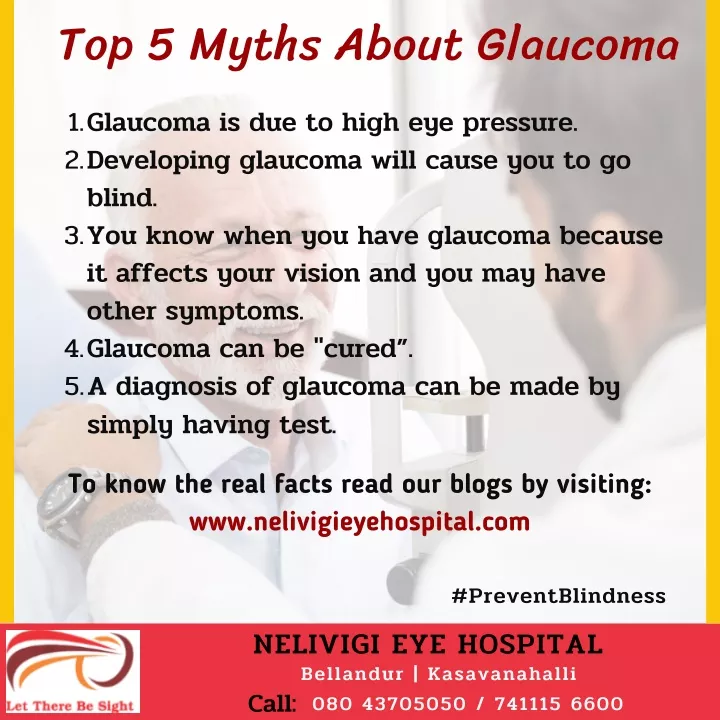 top 5 myths about glaucoma