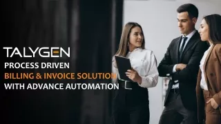 process driven billing invoice solution with