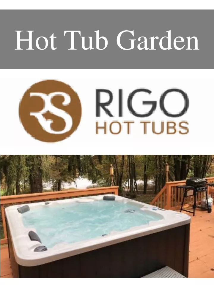 hot tub garden