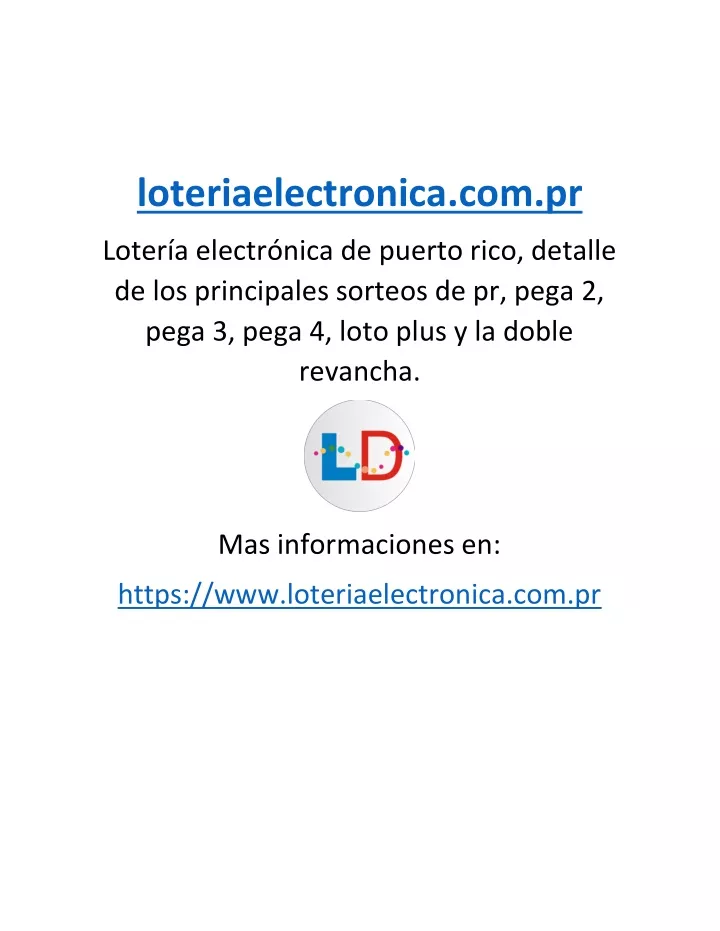 loteriaelectronica com pr