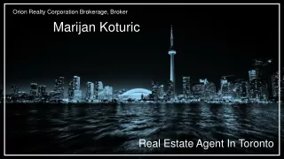 Real Estate Agent In Toronto, Marijan Koturic