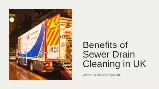 Best Sewer Drain Cleaning in UK!