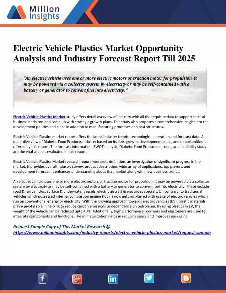 electric vehicle plastics market opportunity