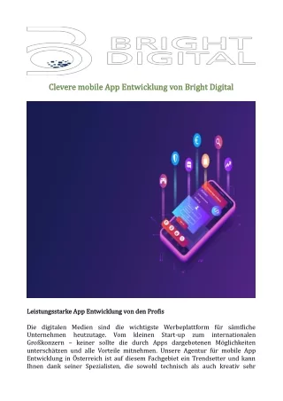 clevere mobile app entwicklung von bright digital