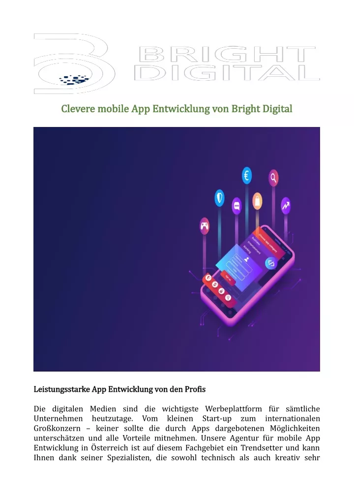 clevere mobile app entwicklung von bright digital