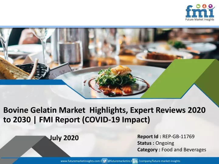 bovine gelatin market highlights expert reviews