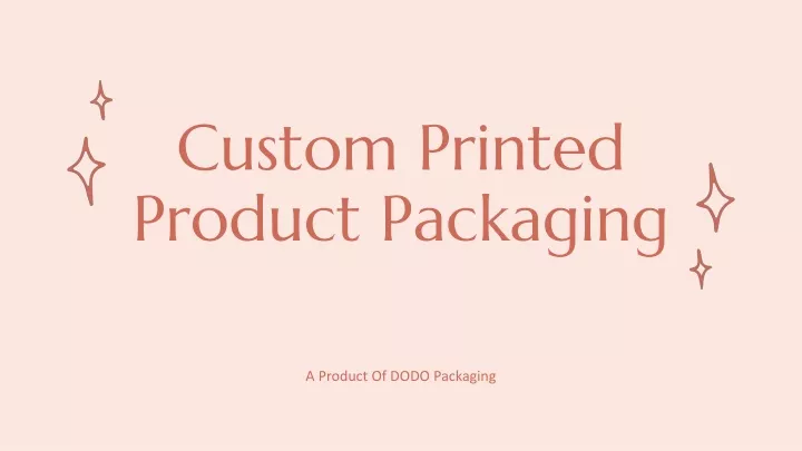 custom printed product packaging