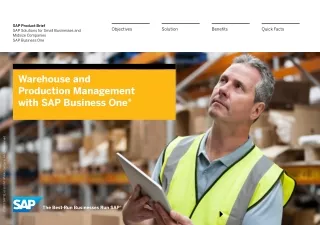 sap product brief sap solutions for small