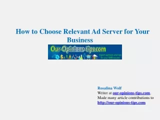How to Choose Relevant Ad Server for Your Business?