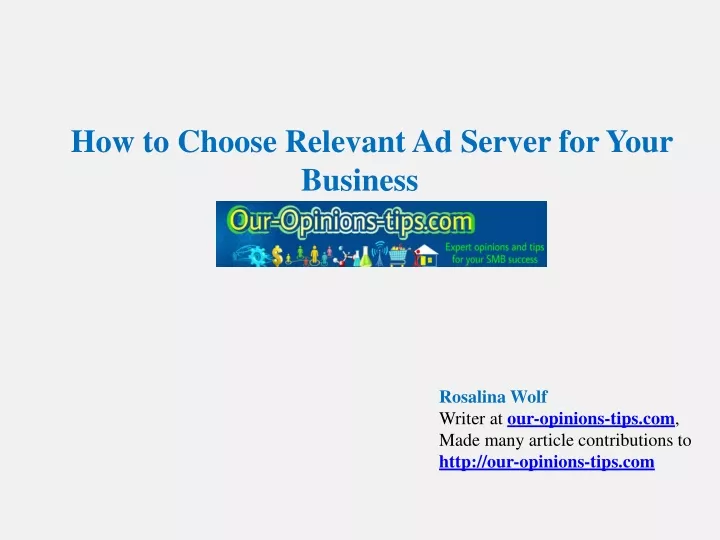 how to choose relevant ad server for your business
