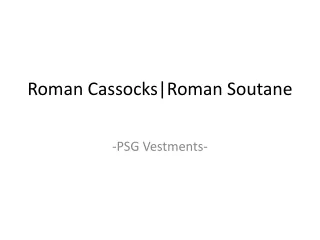 roman cassocks roman soutane