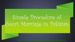 Simple Way For Court Marriage in Pakistan 2020 - Know Court Marriage Procedure By Experts