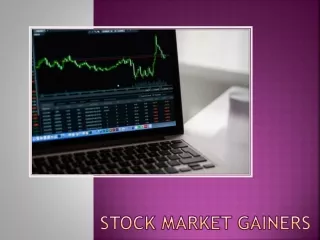Who Are Stock Market Gainers? A Quick Guide For Beginners