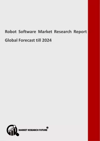 robot software market research report global