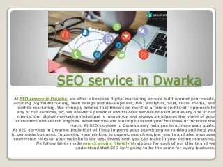Seo services dwarka