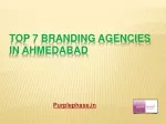 Top 7 Branding Agencies in Ahmedabad - slide 1