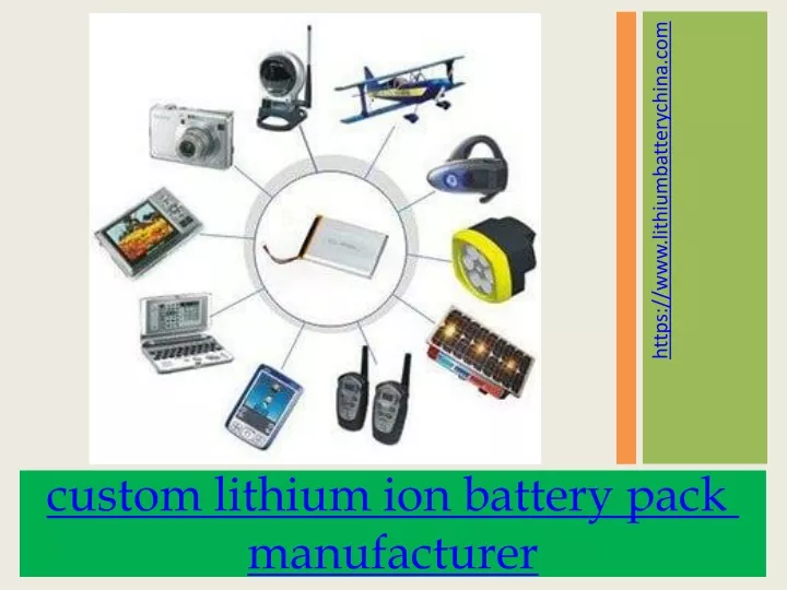 custom lithium ion battery pack manufacturer