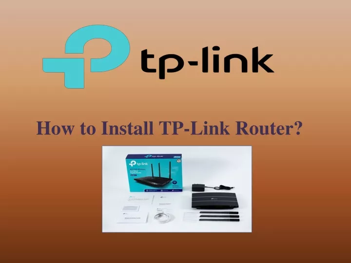 how to install tp link router