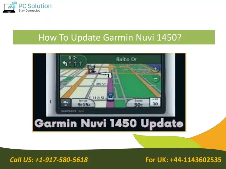 how to update garmin nuvi 1450