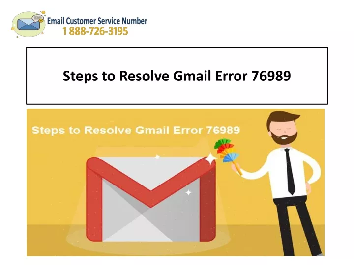 steps to resolve gmail error 76989