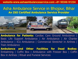 Choose Time-Saving & Low-Cost Ambulance Service in Bhojpur - ASHA AMBULANCE