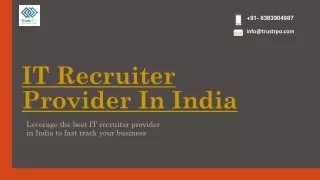 Trust RPO - IT Recruiter Provider in India