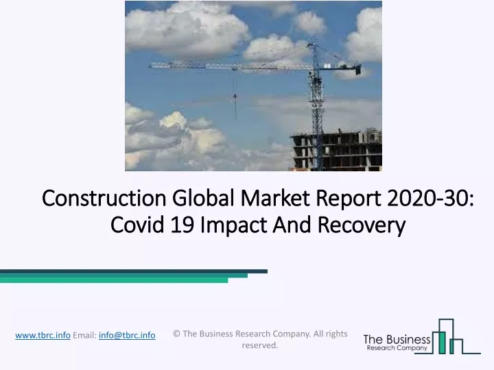 construction global market report 2020