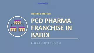 PCD Pharma Franchise in Baddi: Venistro Biotech