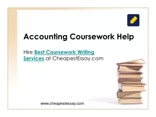 accounting coursework help