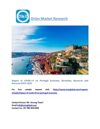 Impact of COVID-19 on Portugal Economy, Deviation, Research and Forecast 2019-2025