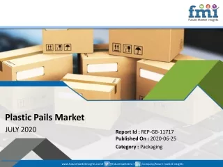 Plastic Pails Market 2020: Revenues Projected, Trends, Key Companies & Growth