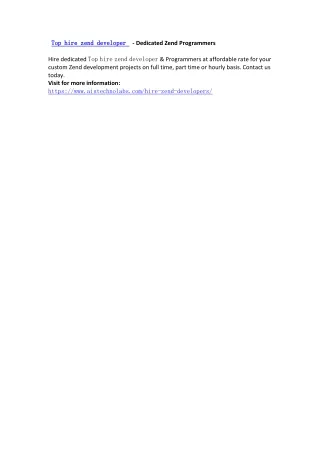 top top hire hire zend