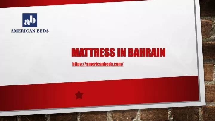 mattress in bahrain