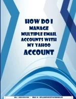 How Do I Manage Multiple Email Accounts with My Yahoo  Account? - slide 1