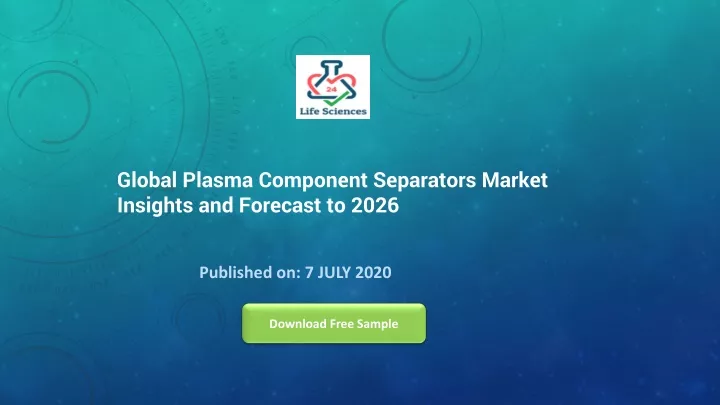 global plasma component separators market