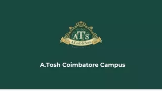 Safety and hygiene are of paramount importance at all levels of A.Tosh's operation across their branches and warehouses.