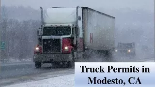 Truck Permit, ICC & Motor Carrier, IFTA Permits & DOT Number Modesto, CA