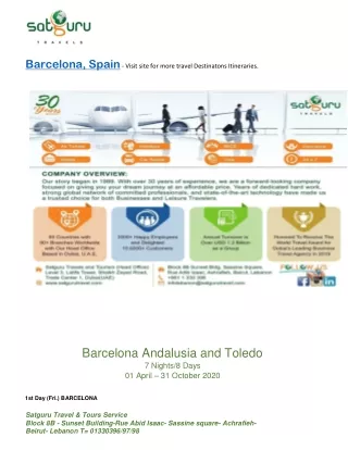 Barcelona Budget Travel