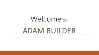 welcome to