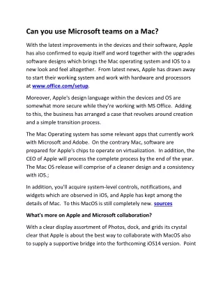 can you use microsoft teams on a mac