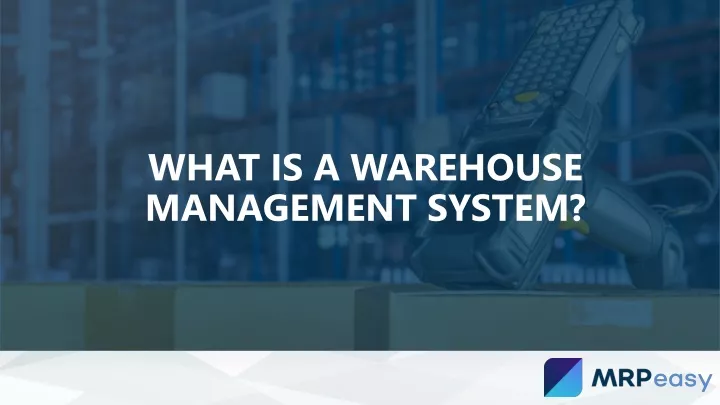 what is a warehouse management system