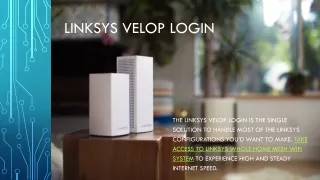 How to do Linksys Velop Login?